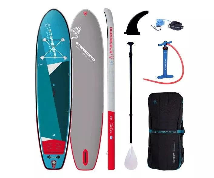 

SUP-борд Starboard iGO Zen Sc 11.2x31+x5.5, 340x78x14 см, комплект, Голубой, iGO Zen Sc 11'2"х31+"х5.5"