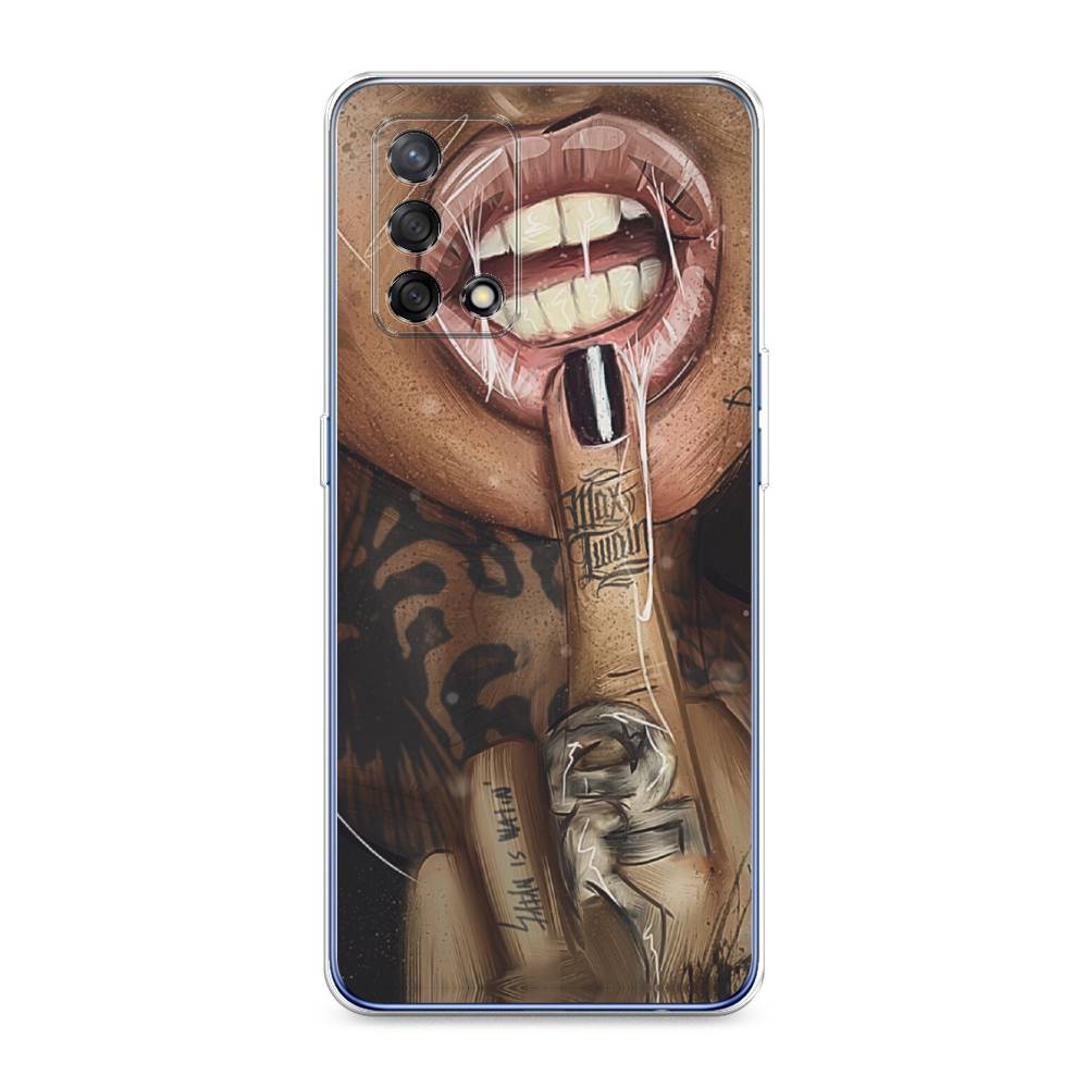 

Чехол Awog на Oppo A74 "Девушка с татуировками", Разноцветный, 256050-9