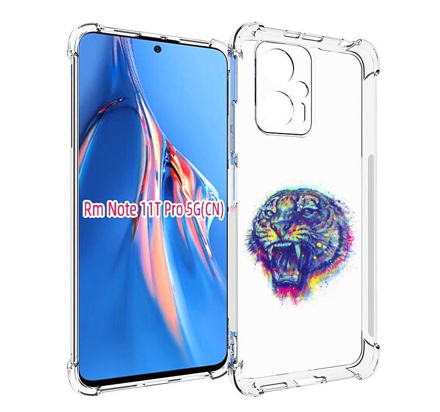 

Чехол MyPads Тигр 2 для Xiaomi Redmi Note 11T Pro / 11T Pro Plus / Poco X4 GT противоуд..., Прозрачный, Tocco