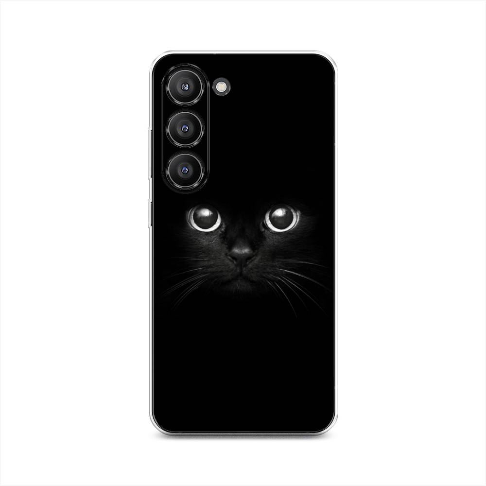 

Чехол Awog на Samsung Galaxy S23 5G "Взгляд черной кошки", Черный, 2107350-1