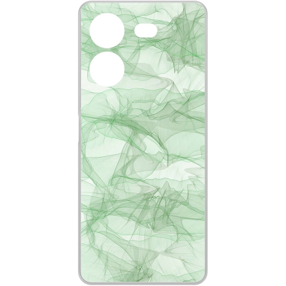 

Чехол-накладка Krutoff Clear Case Абстракт 8 для Tecno Pova 5, Прозрачный