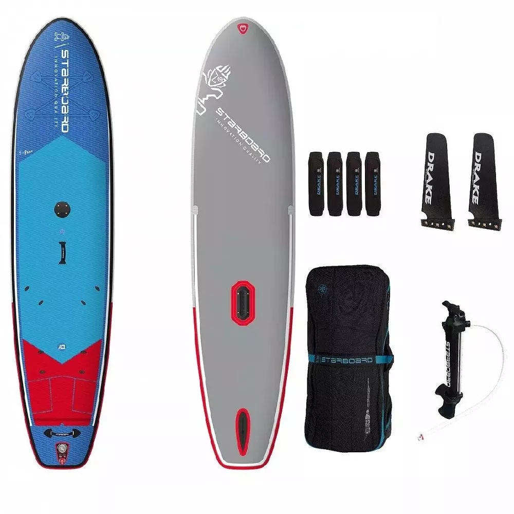 SUP-борд Starboard iGO Deluxe Sc 11.2x31+x6 2024, 340x79x15 см, комплект