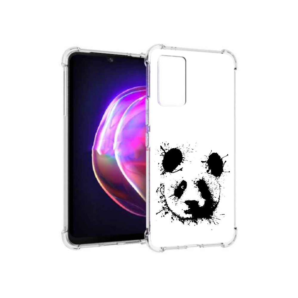 

Чехол MyPads Tocco для Vivo V21 клякса-панда (PT161781.395.389), Прозрачный, Tocco