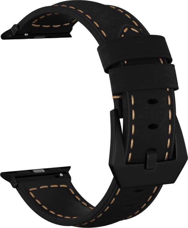 

Ремешок замшевый Suede 2 для Apple Watch Series 2 42/44 (Черный)