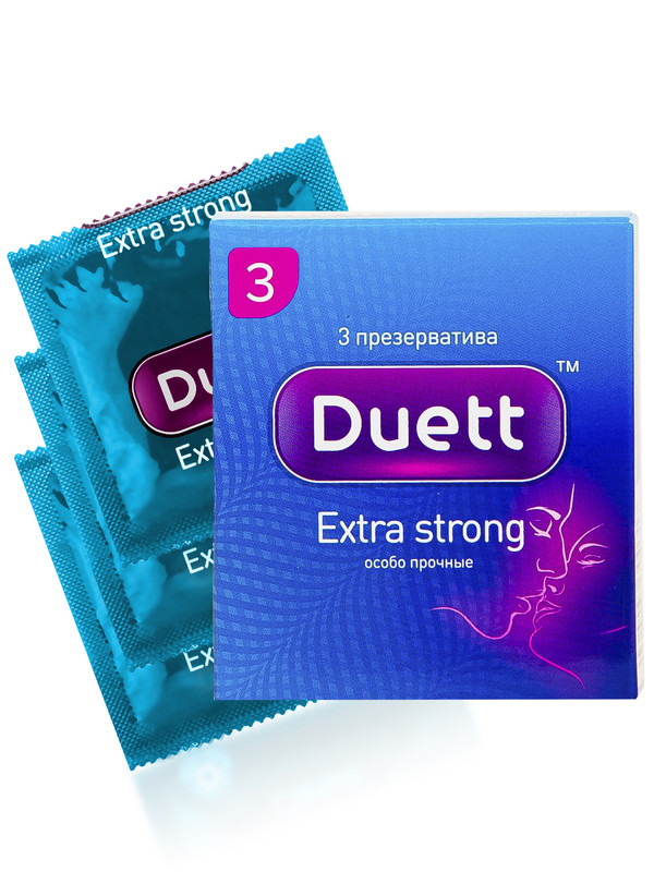 Купить №3, Презервативы DUETT Extra Strong особо прочные 3 шт.