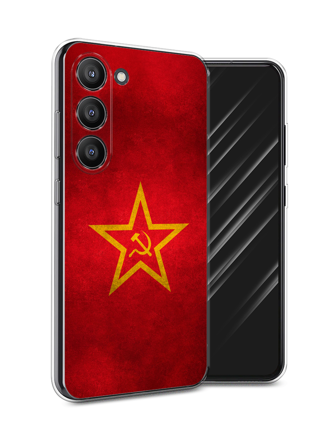 

Чехол Awog на Samsung Galaxy S23 5G "Красное знамя", Желтый;красный, 2107350-10