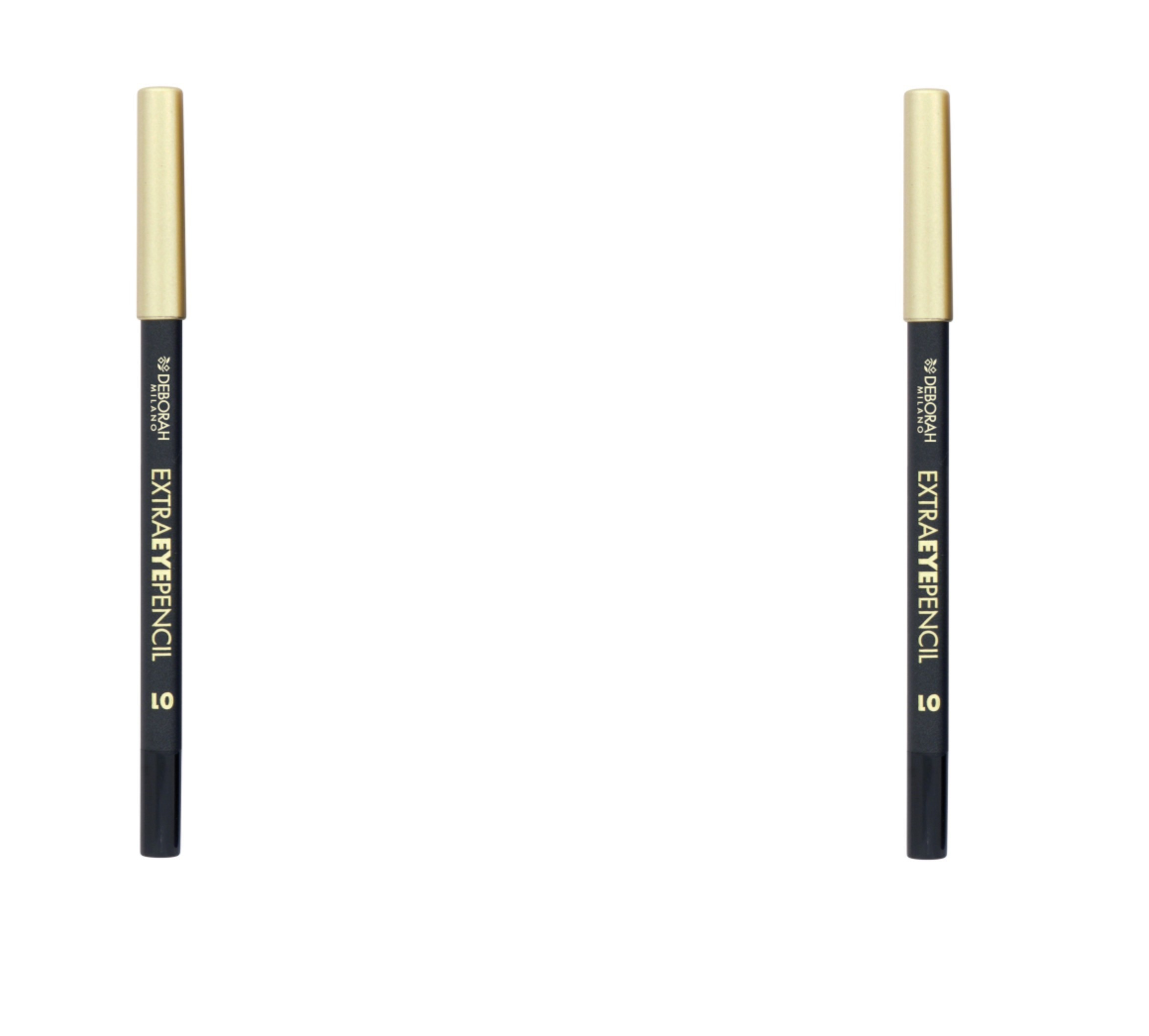 Карандаш для век Deborah Milano Extra Eye Pencil тон 01 черный 1.5 г 2 шт