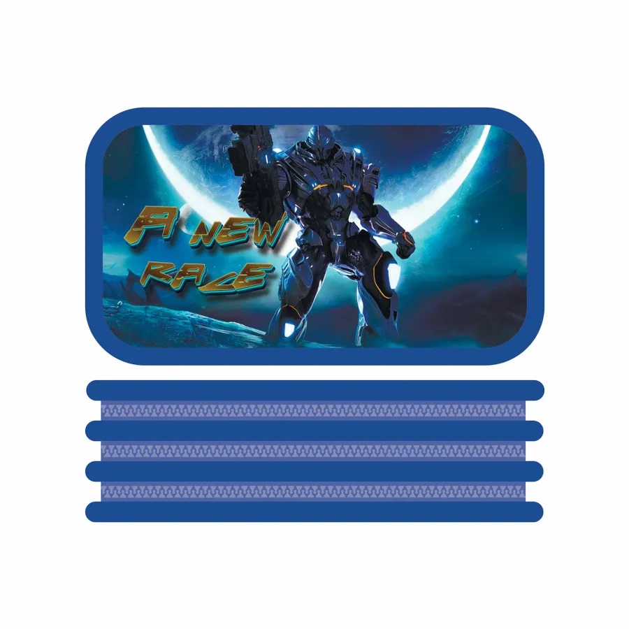 Пенал Пчелка 3 отделения Race to space