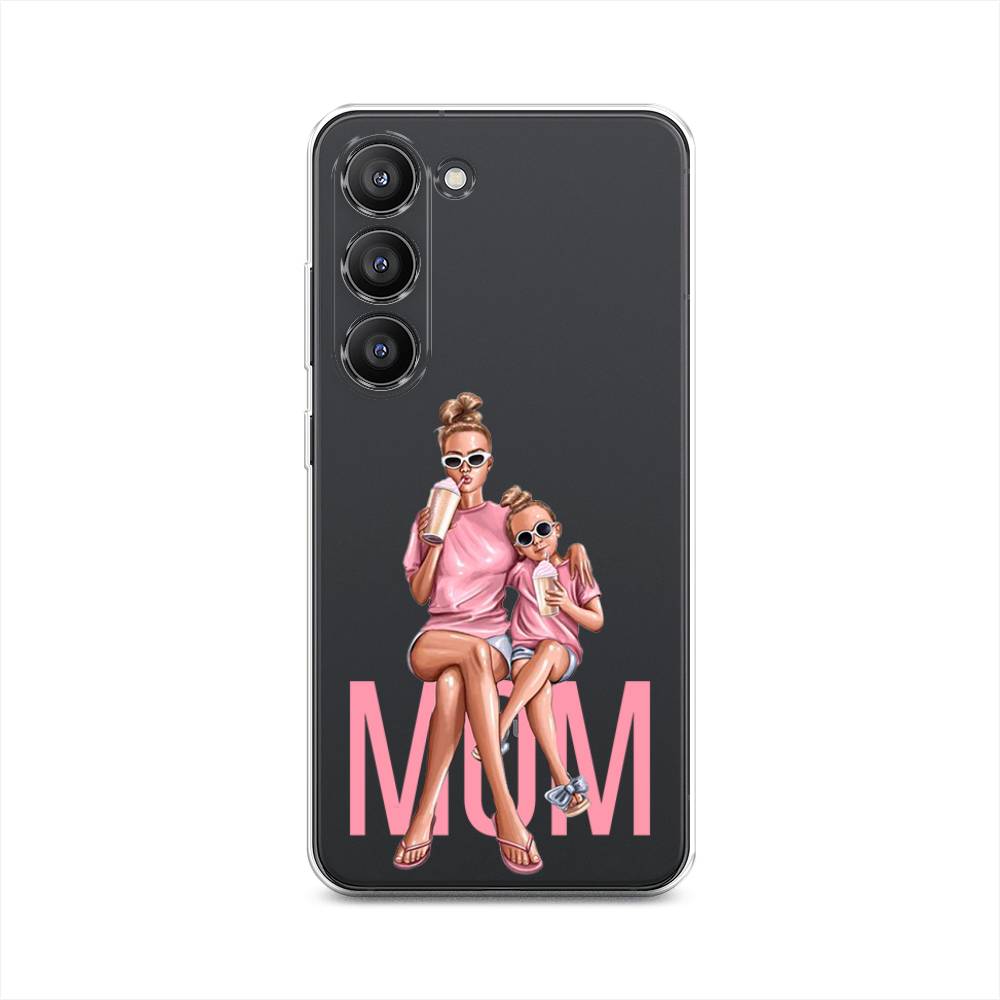 

Чехол Awog на Samsung Galaxy S23 5G "Lovely mom", Бежевый;розовый;прозрачный, 2107350-7