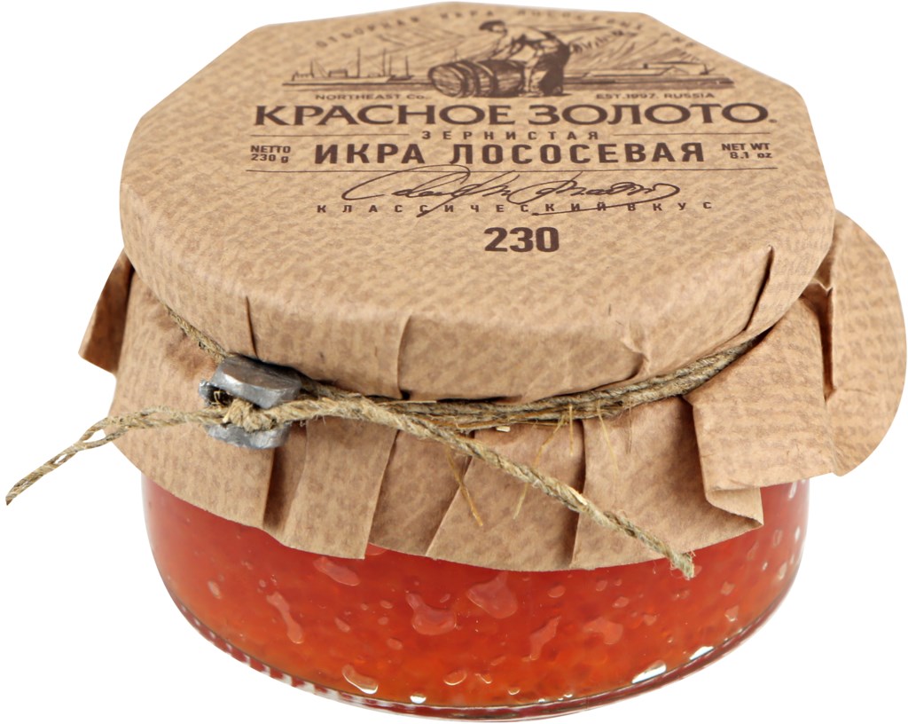 

Икра лососевая красная Красное Золото 230 г