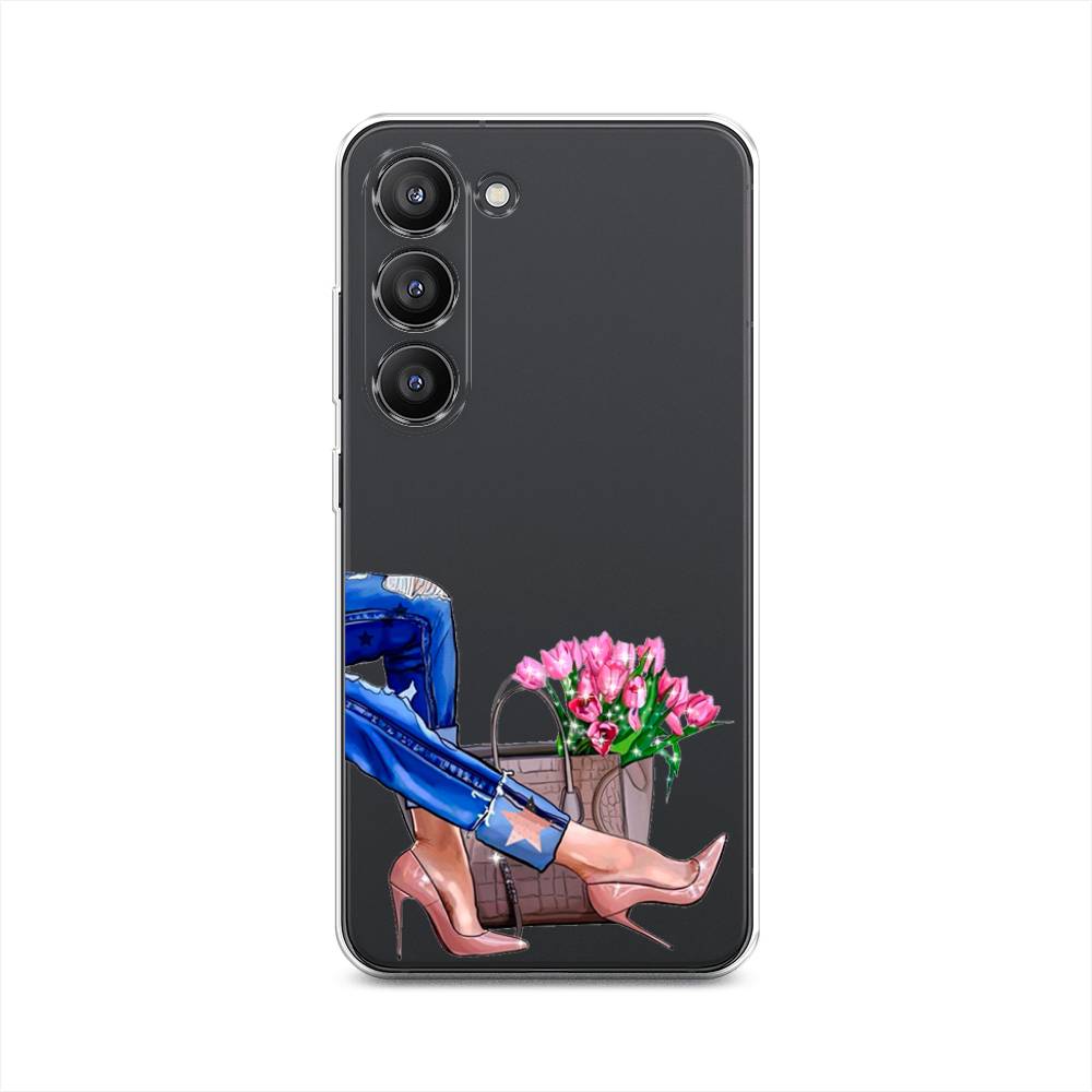 

Чехол Awog на Samsung Galaxy S23 5G "Каблучки", Синий, 2107350-7
