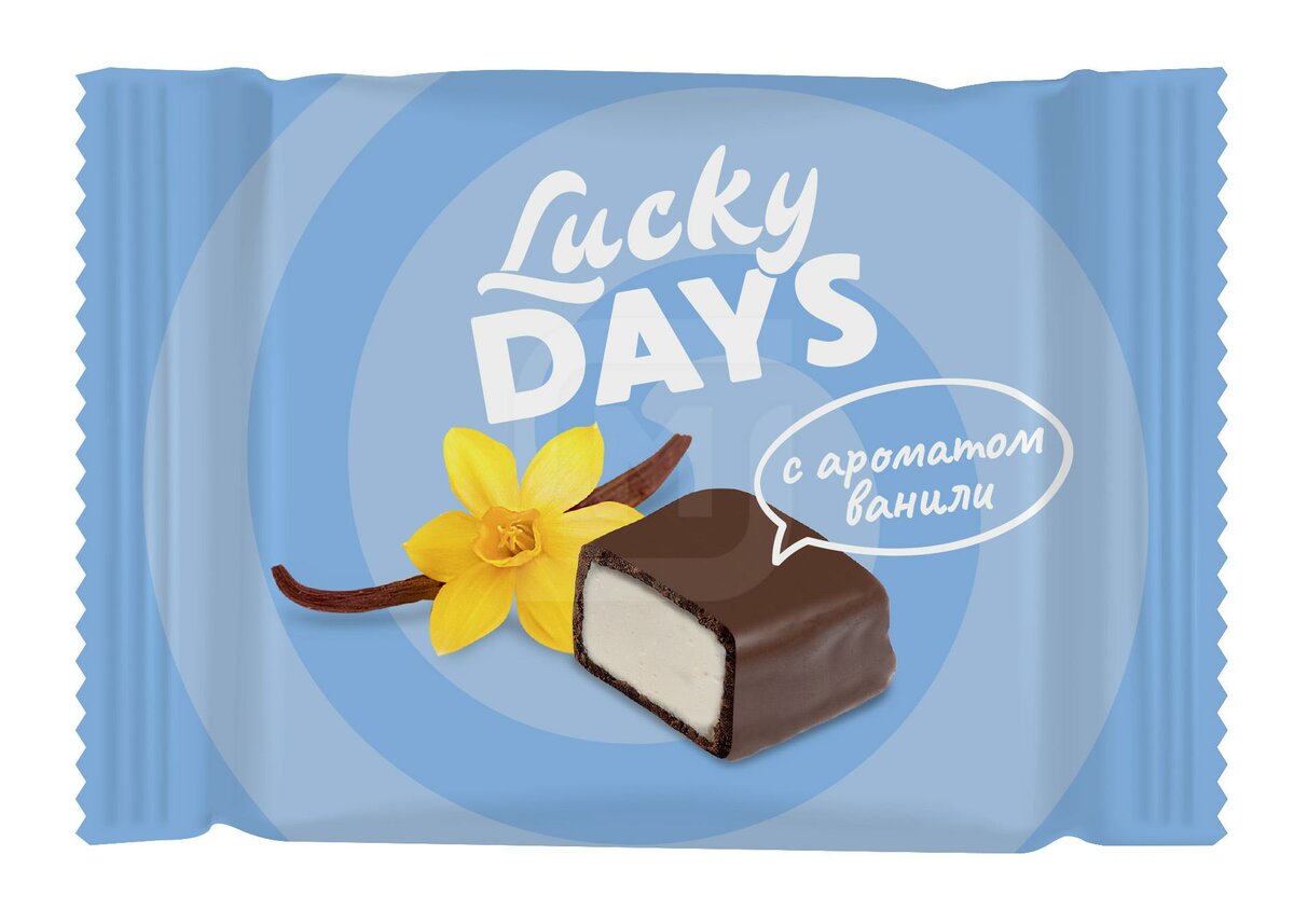 Конфеты суфлейные Lucky Days с ароматом ванили