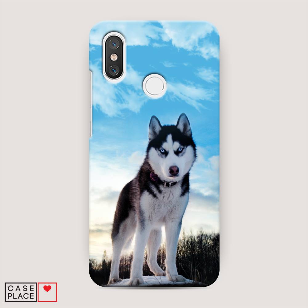

Пластиковый чехол "Хаски 3" на Xiaomi Mi 8, 33520-1