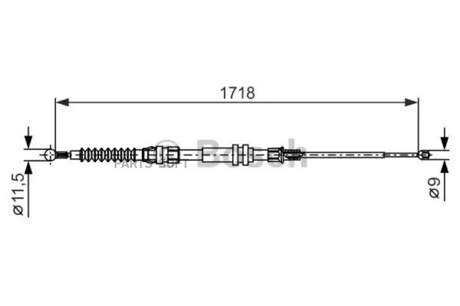 

Трос Стояночного Тормоза Bosch 1 987 482 378 Bosch арт. 1 987 482 378