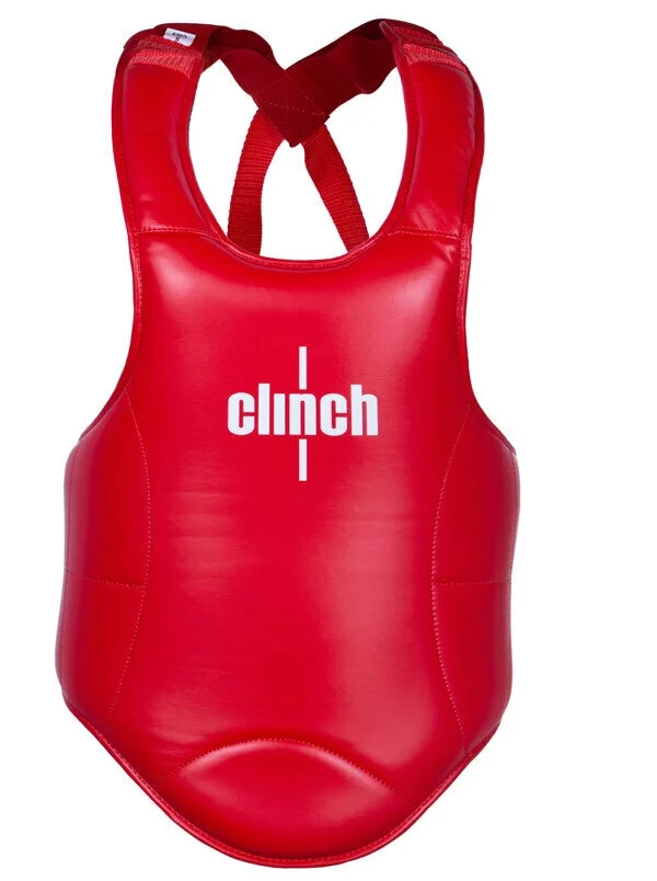 фото Защита корпуса clinch thai chest guard красная, размер s