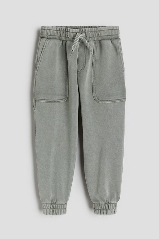 

Брюки детские H&M 1218830, Вымытый зеленый хаки, 140, 1218830
