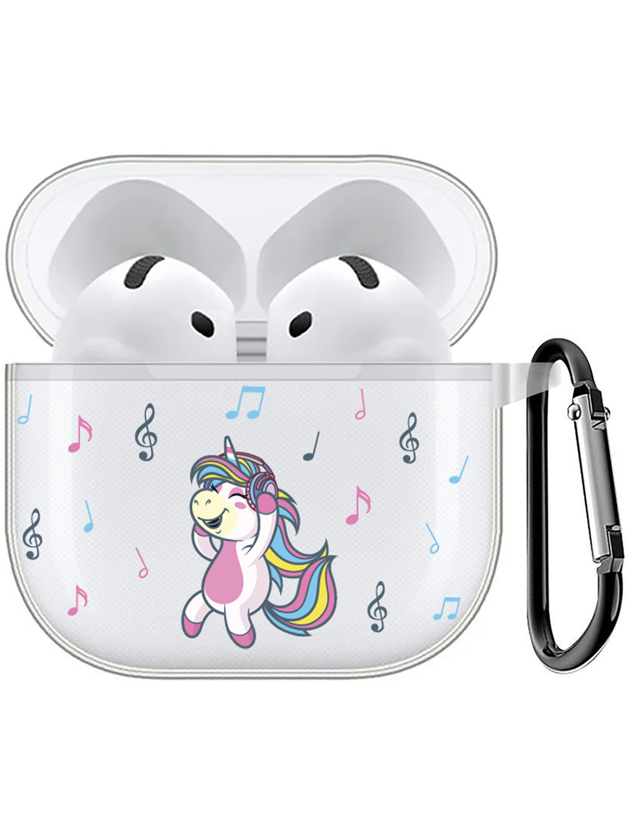 

Чехол на Apple AirPods 4 с принтом "Musical Unicorn" прозрачный, Прозрачный;белый;голубой;розовый, 785983651