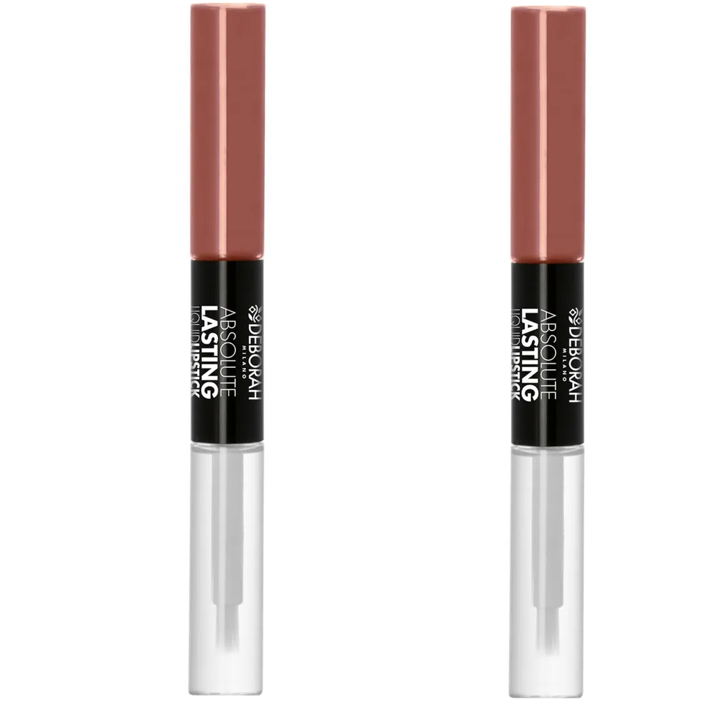 Помада для губ Deborah Milano Absolute Lasting Liquid Lipstick тон 09 Нюд 8 мл 2 шт