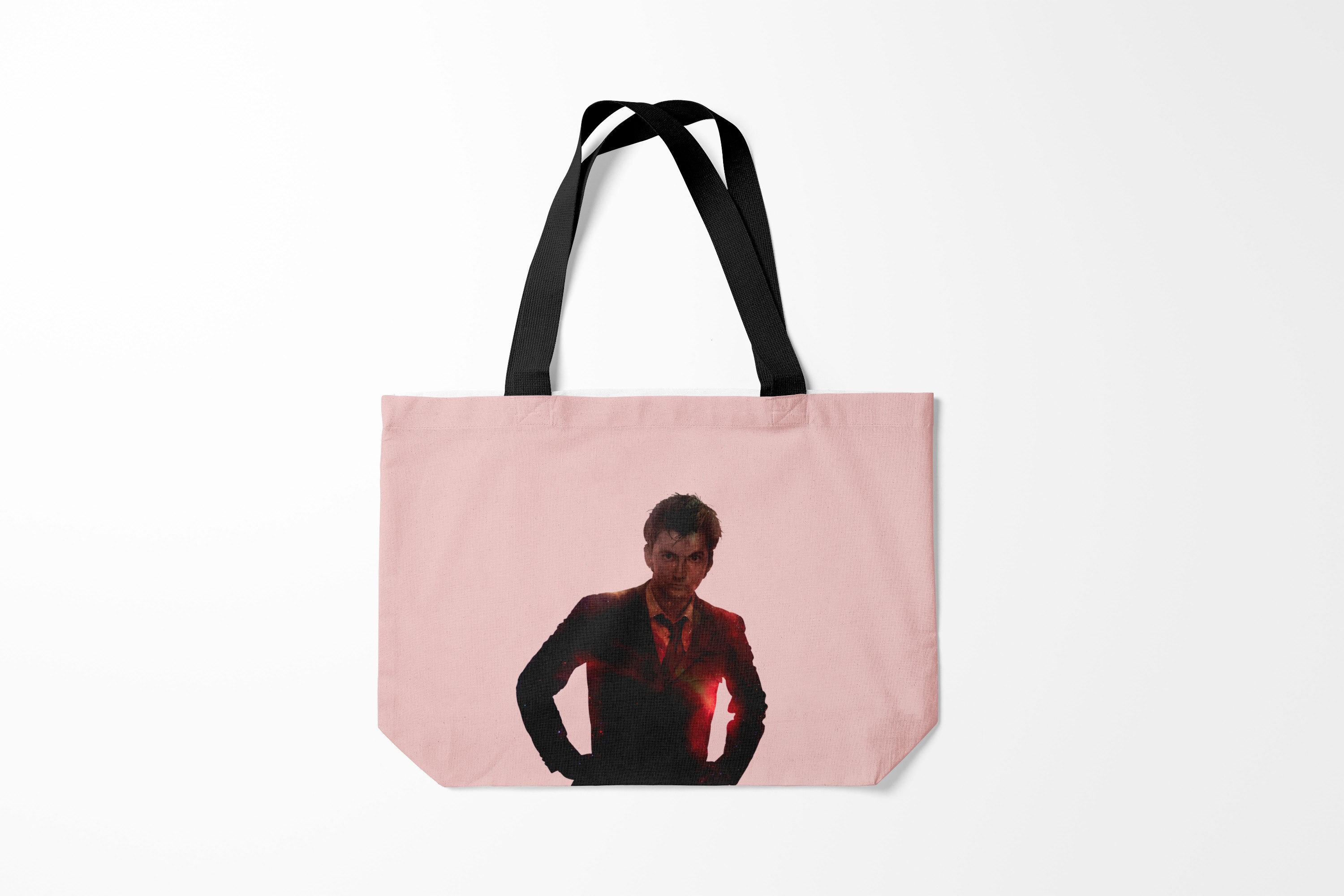 

Сумка шoппер унисекс Burnettie Doctor Who David Tennant, розовый, Doctor Who David Tennant