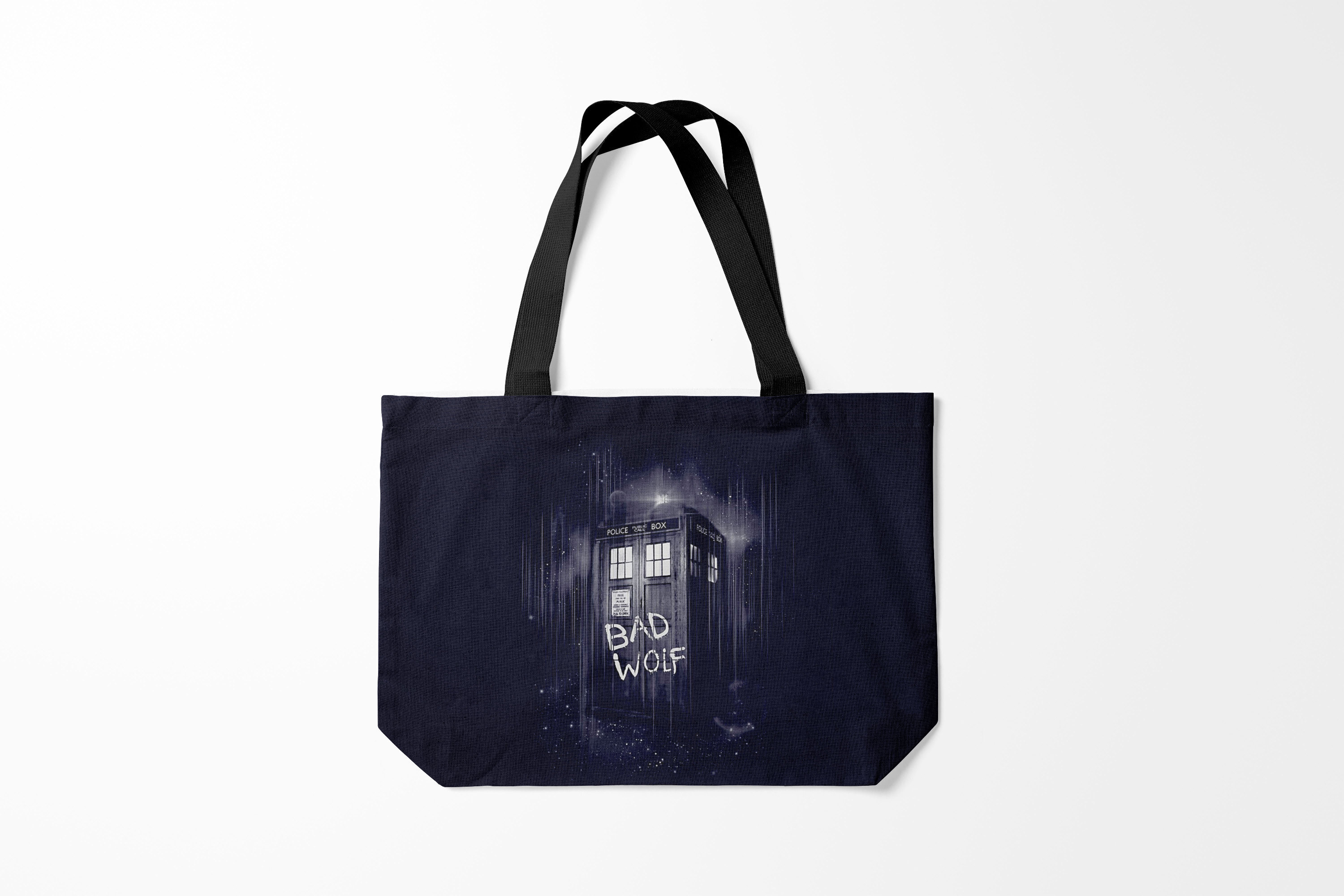 

Сумка шoппер унисекс Burnettie Doctor Who, черный, Doctor Who