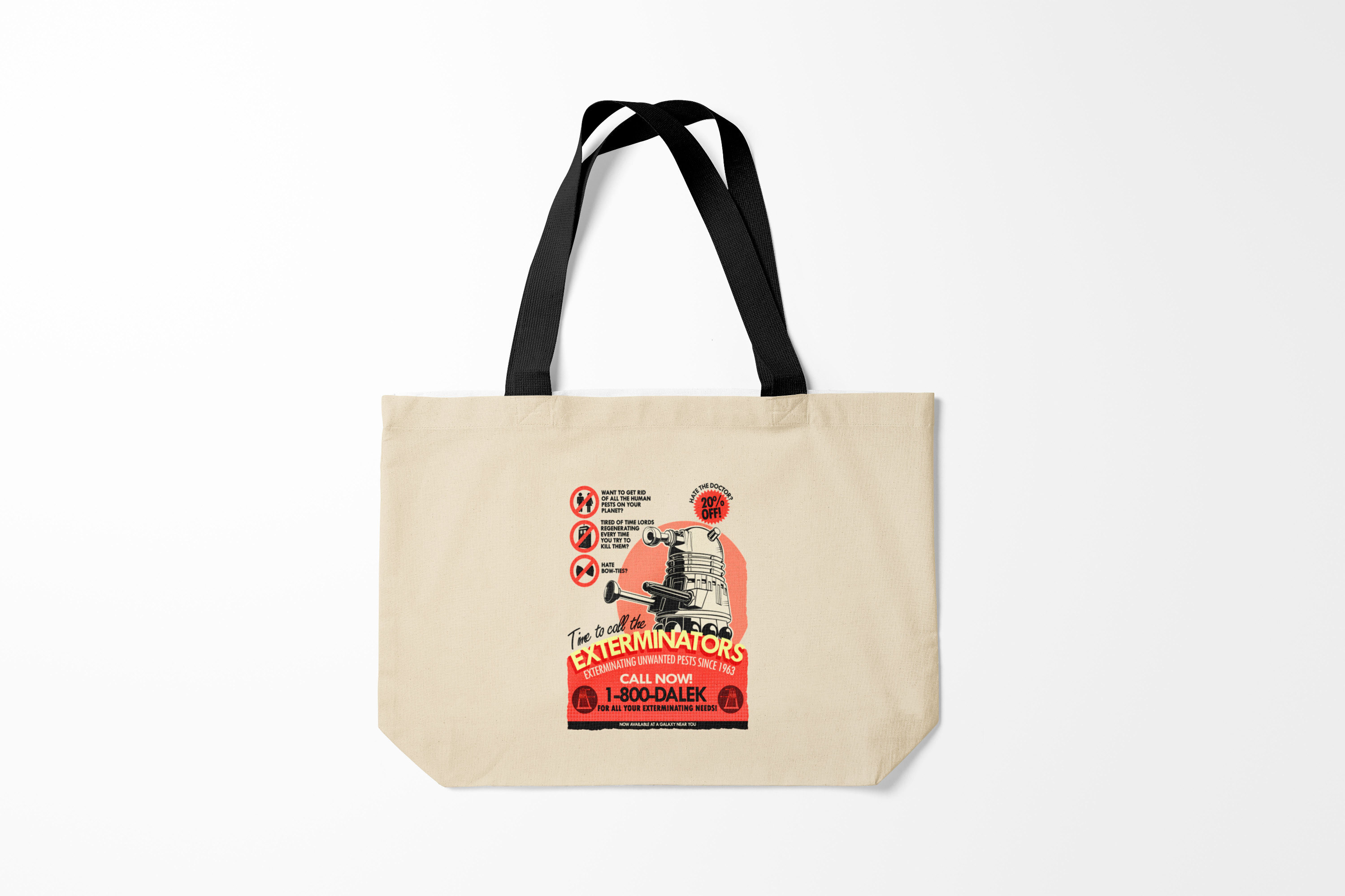 

Сумка шoппер унисекс Burnettie Doctor Who, бежевый, Doctor Who