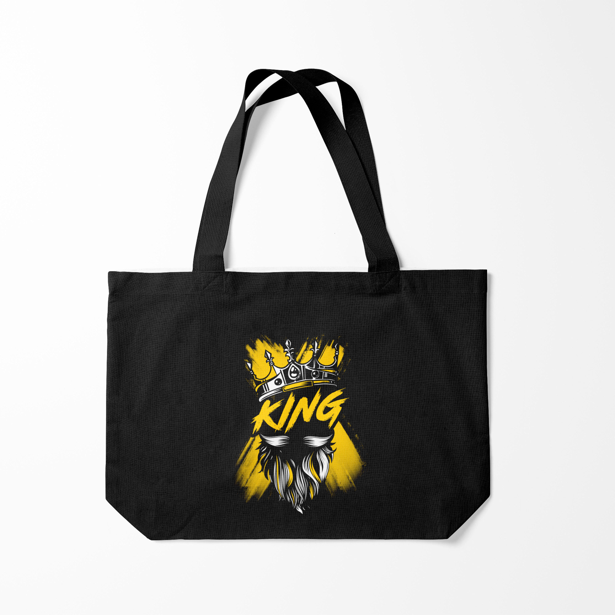 

Сумка шoппер унисекс Burnettie King groom, черный, King groom