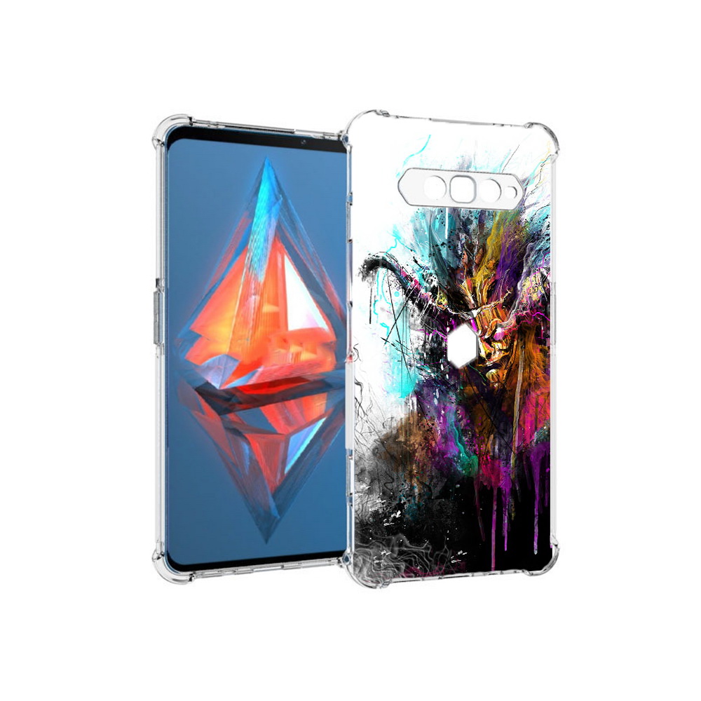 

Чехол MyPads Tocco для Xiaomi Black Shark 4 яркий дьявол (PT162389.266.709), Прозрачный, Tocco