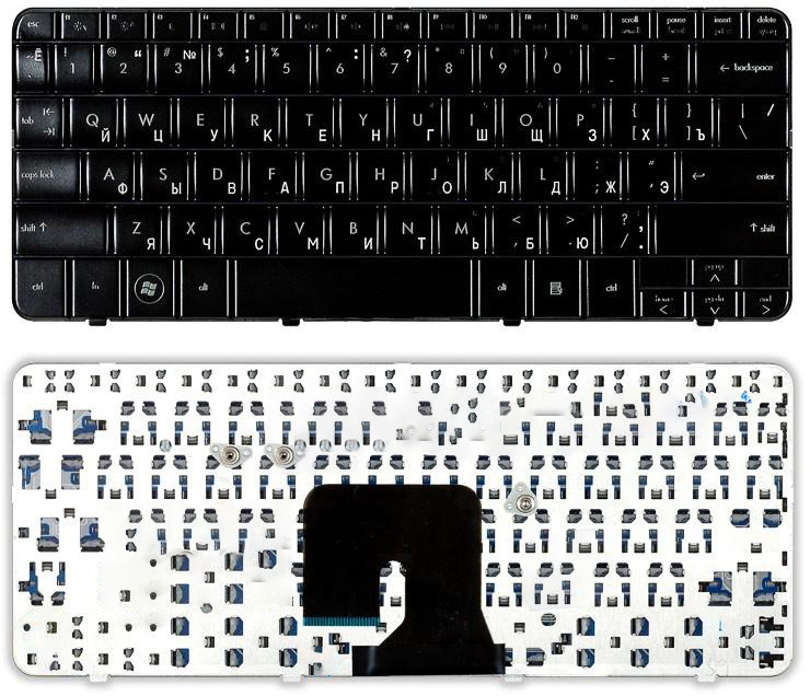 Клавиатура для ноутбука HP Pavilion DV2-1000 DV2-1100 DV2-1200 черная