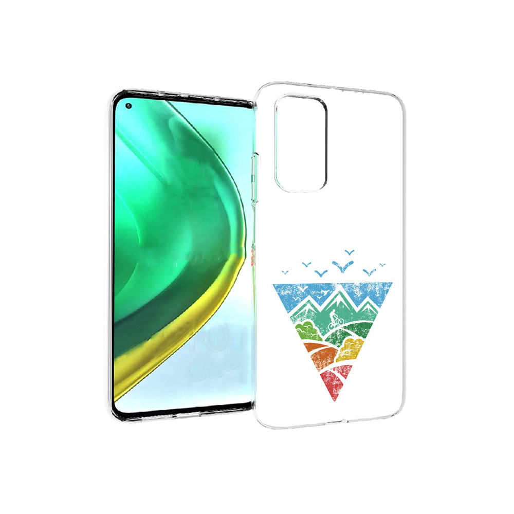 

Чехол MyPads Tocco для Xiaomi Mi 10T Pro Лес земля море чайки (PT154683.267.105), Прозрачный, Tocco