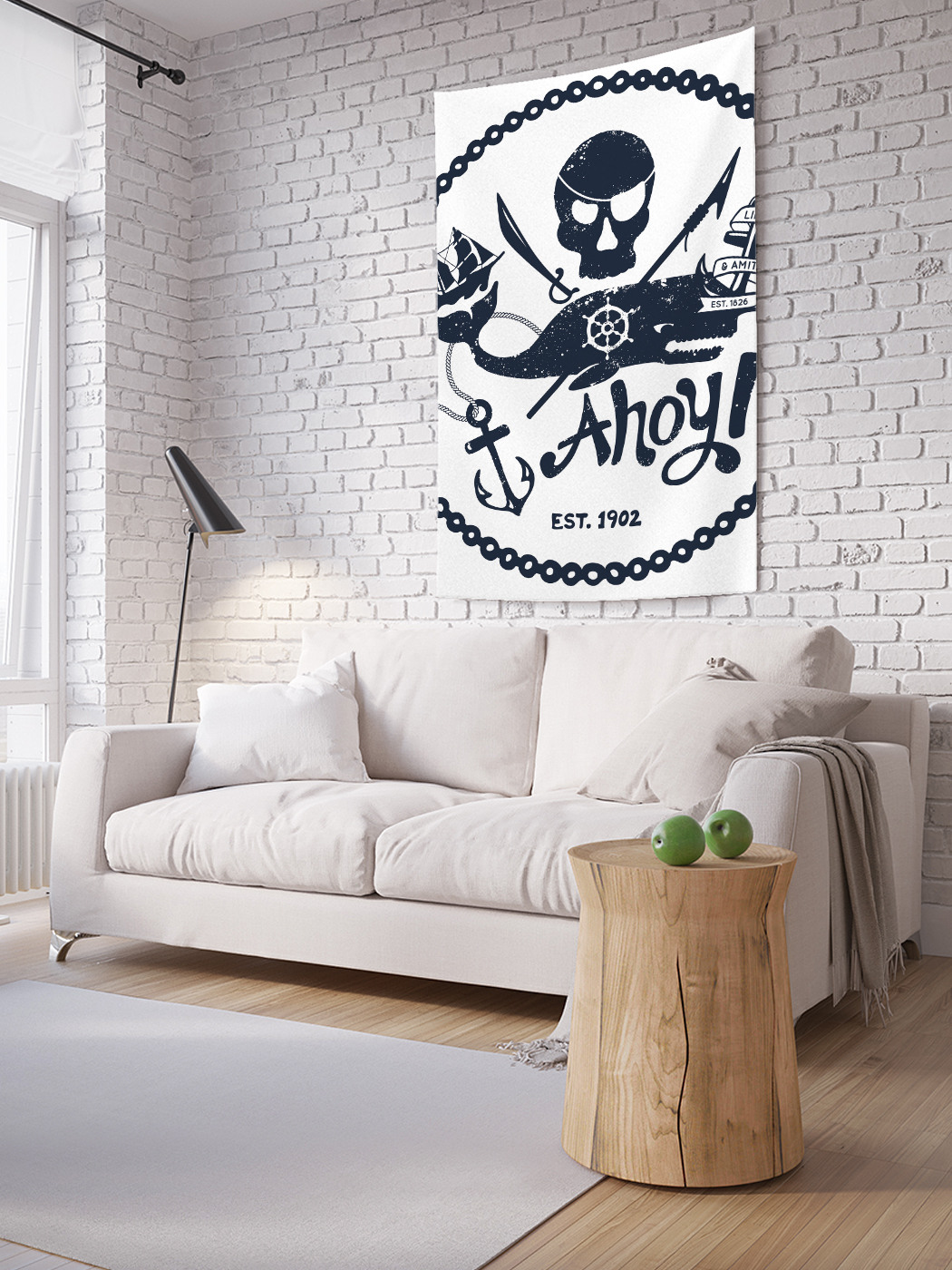 

Вертикальное фотопанно на стену JoyArty Пиратский клич 150x200 см, Пиратский клич