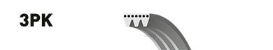 

Ремень Поликлиновой Gates 3pk628 Gates арт. 3PK628