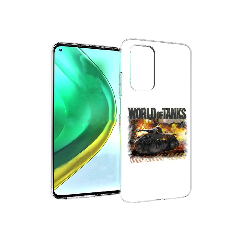 

Чехол MyPads Tocco для Xiaomi Mi 10T Pro Мир танков-2 (PT154683.267.118), Прозрачный, Tocco