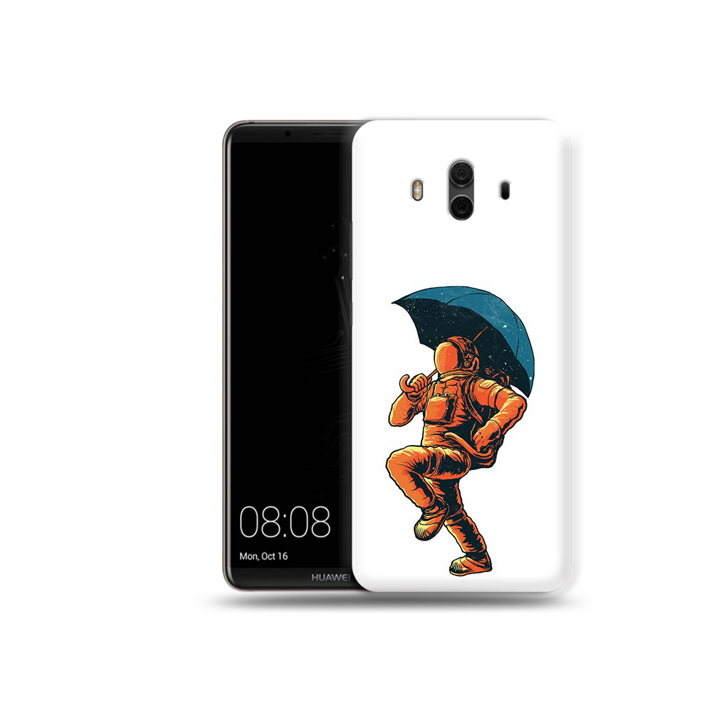 

Чехол MyPads Tocco для Huawei Mate 10 шагающий космонавт с зонтом (PT88364.53.695), Прозрачный, Tocco