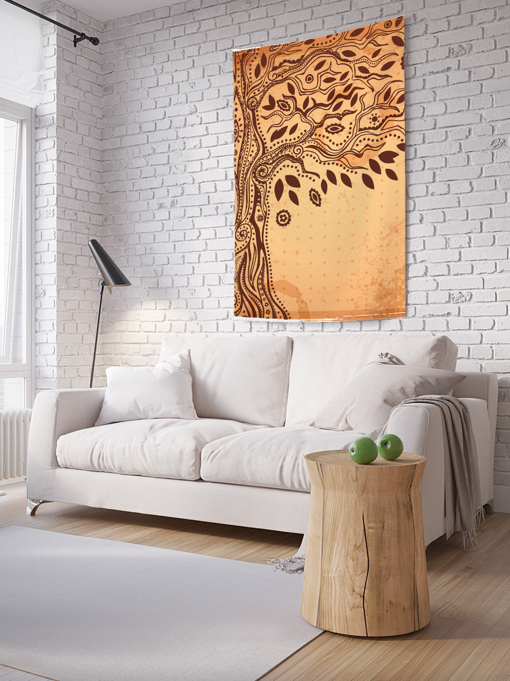 

Вертикальное фотопанно на стену JoyArty Расписанное дерево 150x200 см, Расписанное дерево