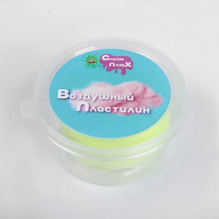 

Воздушный пластилин, жёлтый 80 мл, Желтый