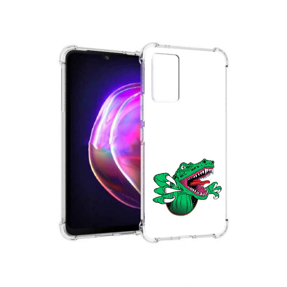 

Чехол MyPads Tocco для Vivo V21 крокодил (PT161781.395.417), Прозрачный, Tocco