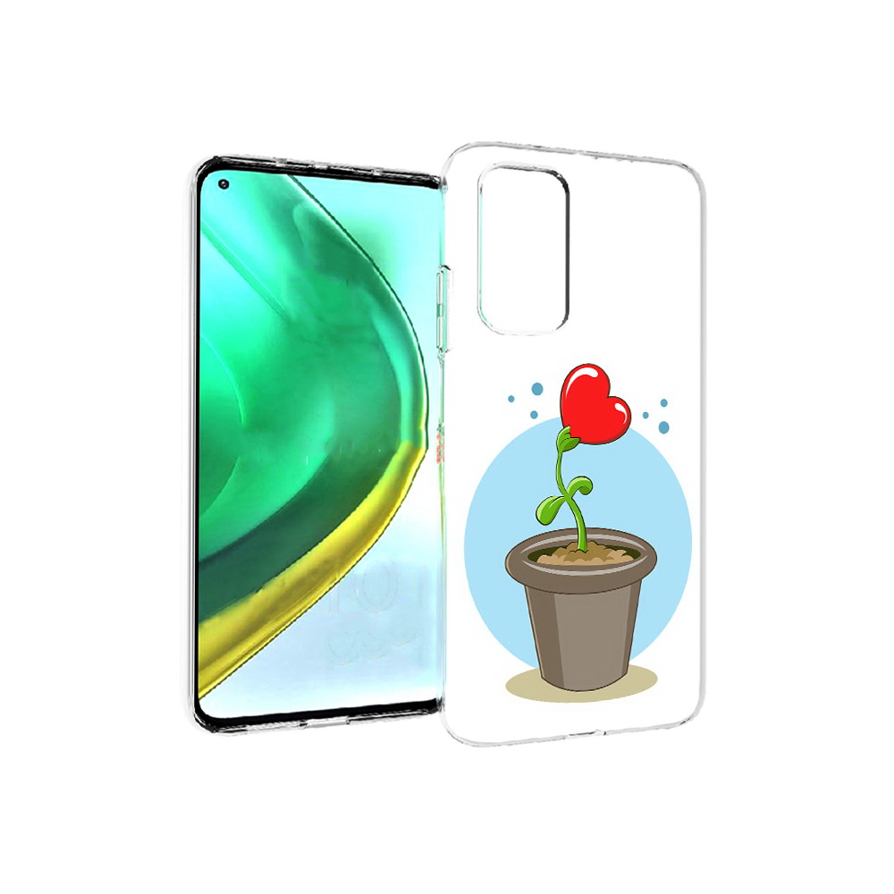 

Чехол MyPads Tocco для Xiaomi Mi 10T Pro Растение любви 14 февраля (PT154683.267.145), Прозрачный, Tocco
