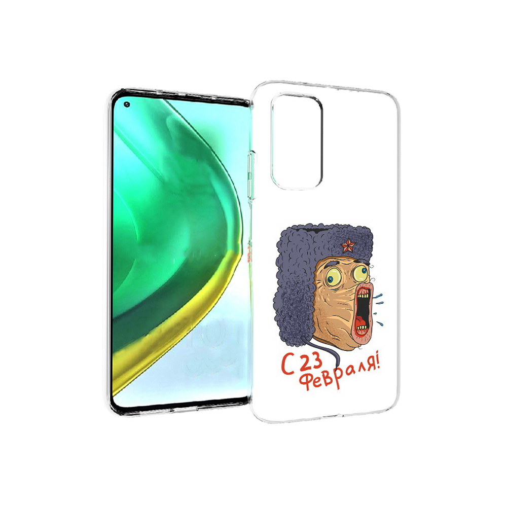

Чехол MyPads Tocco для Xiaomi Mi 10T Pro 23 февраля смешная эмоция (PT154683.267.15), Прозрачный, Tocco