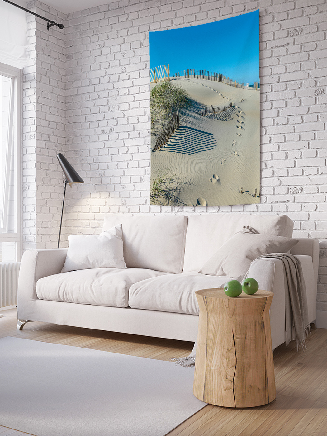 

Вертикальное фотопанно на стену JoyArty Одинокие следы 150x200 см, Одинокие следы
