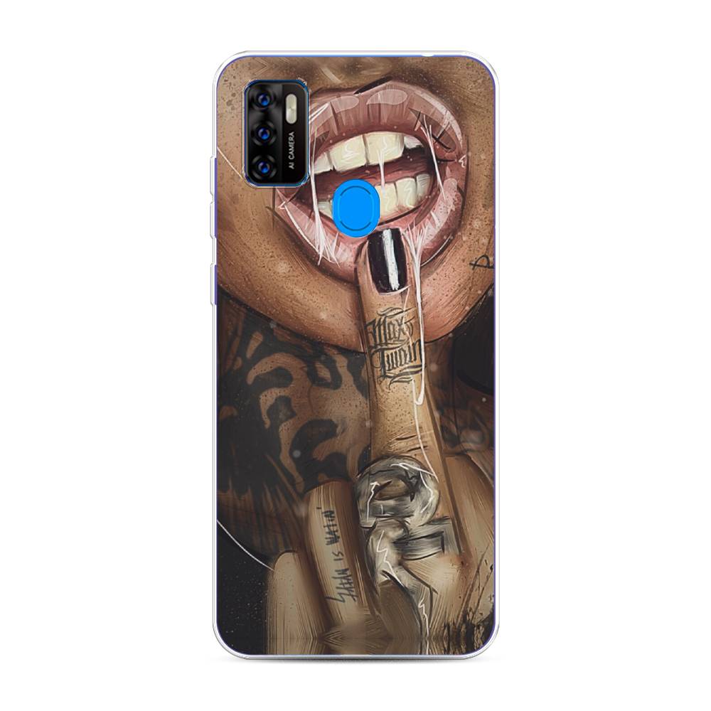 

Чехол Awog на ZTE Blade A7s 2020 / ЗТЕ Блэйд A7s 2020 "Девушка с татуировками", Разноцветный, 133950-9