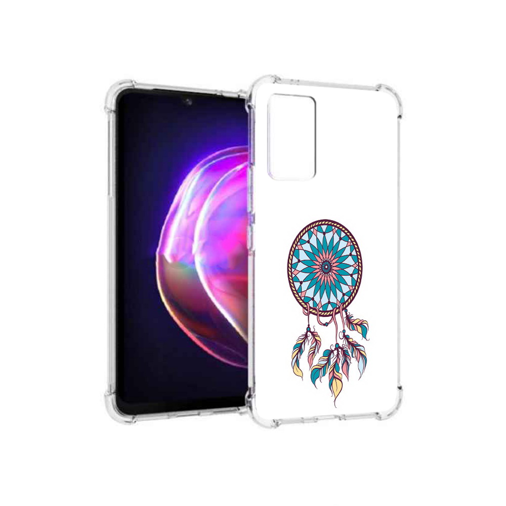 

Чехол MyPads Tocco для Vivo V21 ловец снов синий (PT161781.395.443), Прозрачный, Tocco