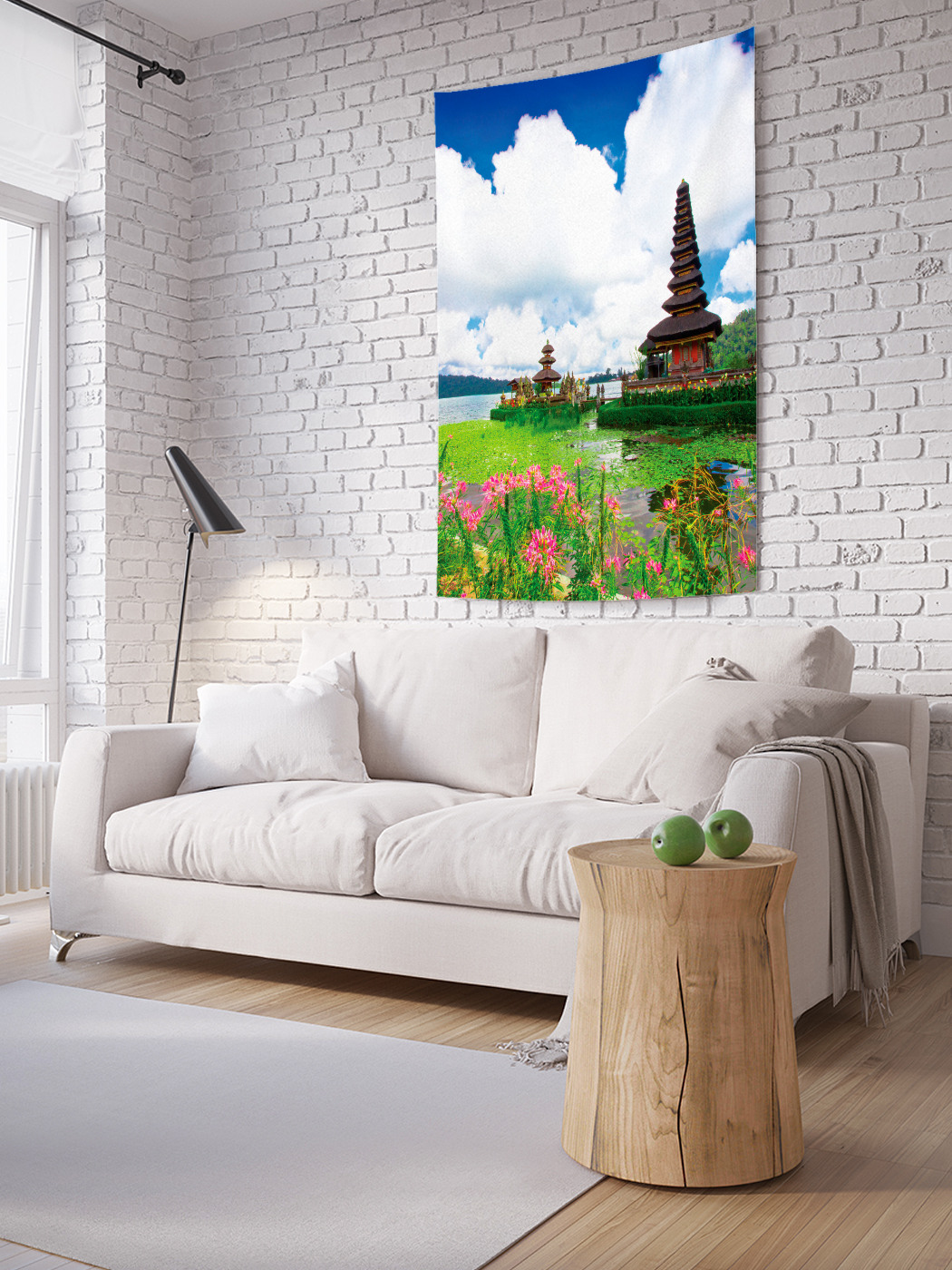 

Вертикальное фотопанно на стену JoyArty Плывущий храм 150x200 см, Плывущий храм