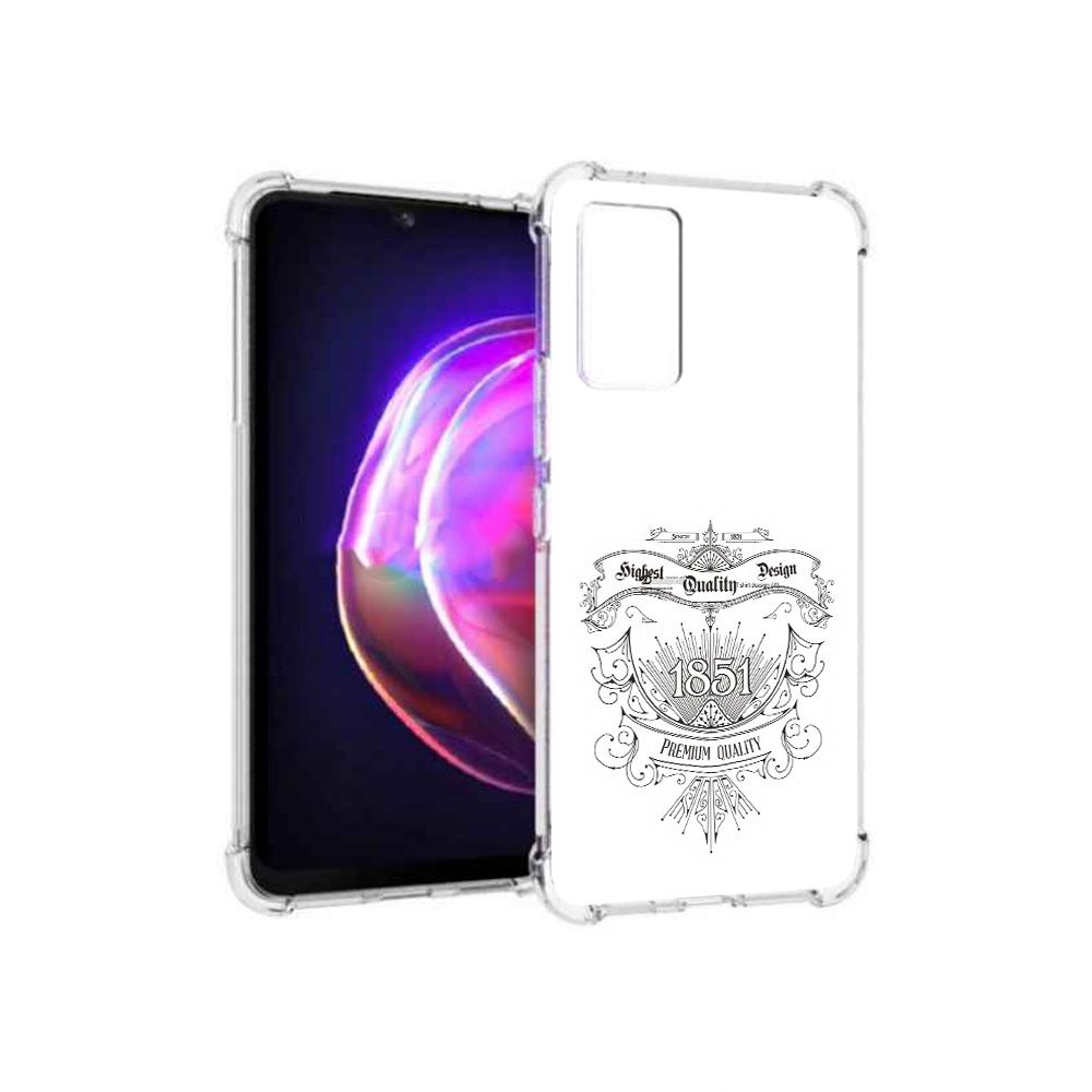 

Чехол MyPads Tocco для Vivo V21 логотип 1851 год (PT161781.395.444), Прозрачный, Tocco