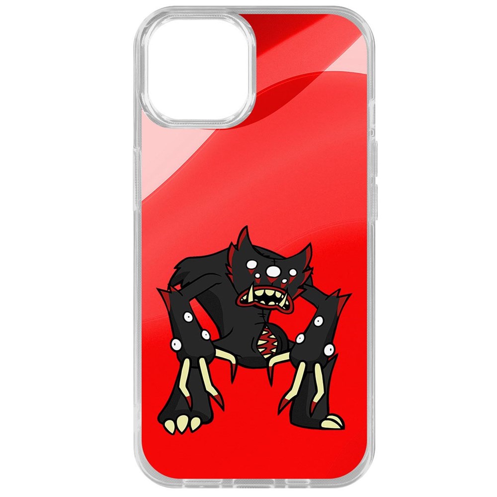 

Чехол-накладка Krutoff Clear Case Хаги Ваги - Килли Вилли для iPhone 15, Прозрачный