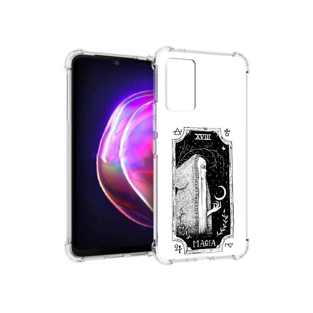 

Чехол MyPads Tocco для Vivo V21 лунная магия (PT161781.395.447), Прозрачный, Tocco