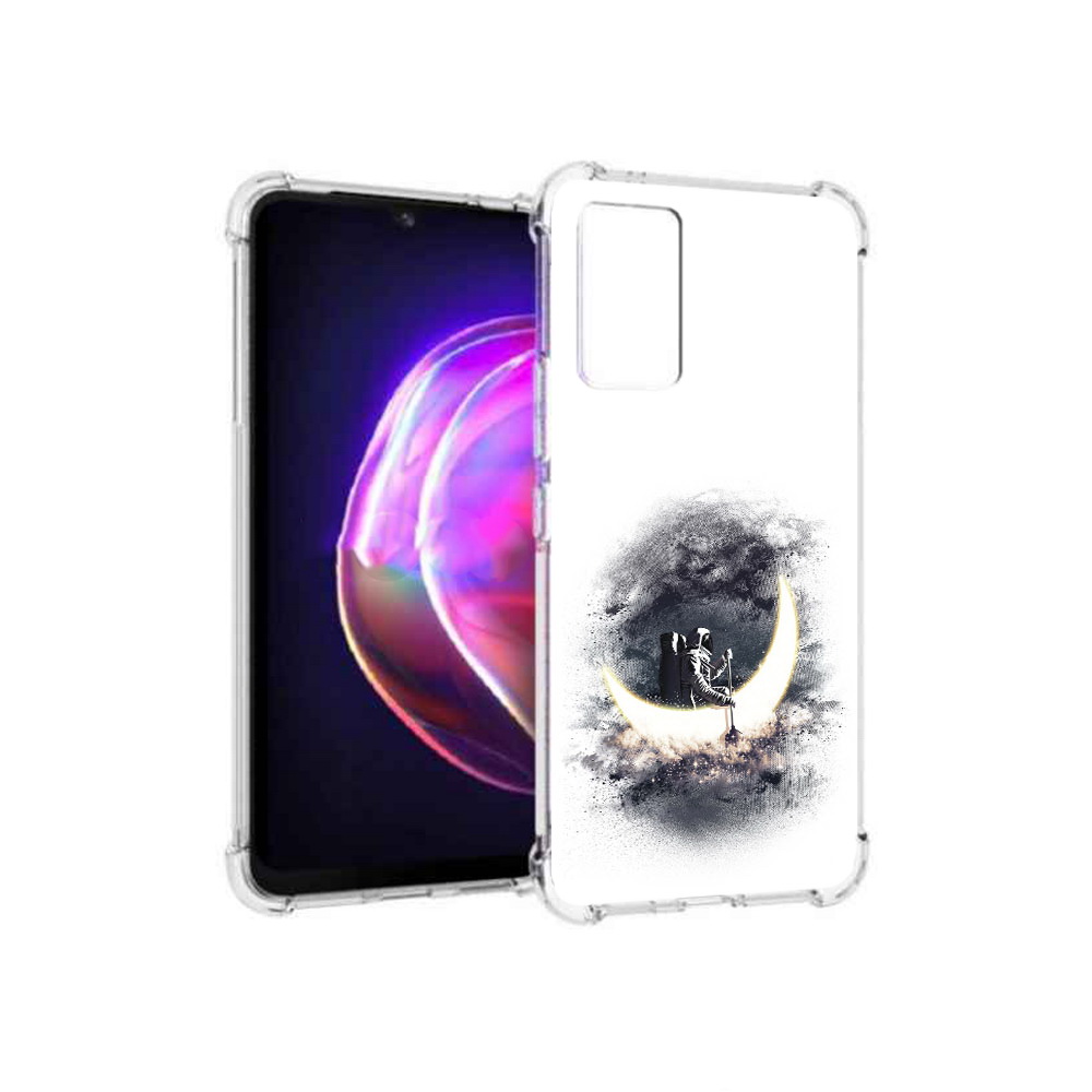 

Чехол MyPads Tocco для Vivo V21 лунный путешественник (PT161781.395.448), Прозрачный, Tocco