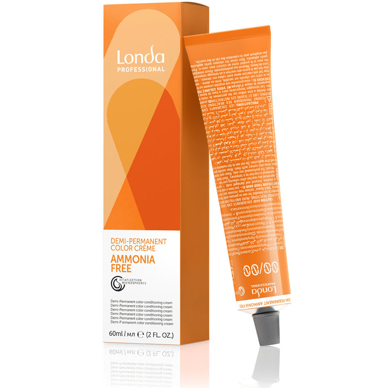 Стойкая крем-краска для волос Londa Professional 8/43 светл.блонд медно-золот.Ammonia Free крем краска для волос londa ammonia free 4 0 шатен 60 мл