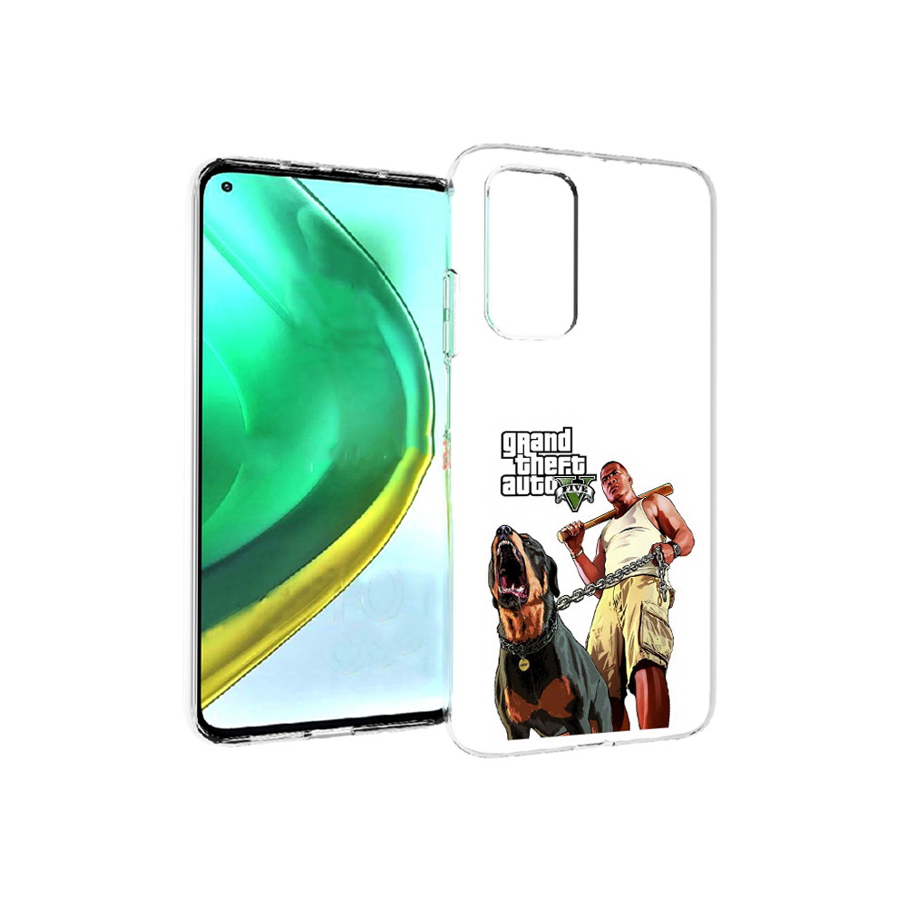 

Чехол MyPads Tocco для Xiaomi Mi 10T Pro GTA грозная собака (PT154683.267.18), Прозрачный, Tocco