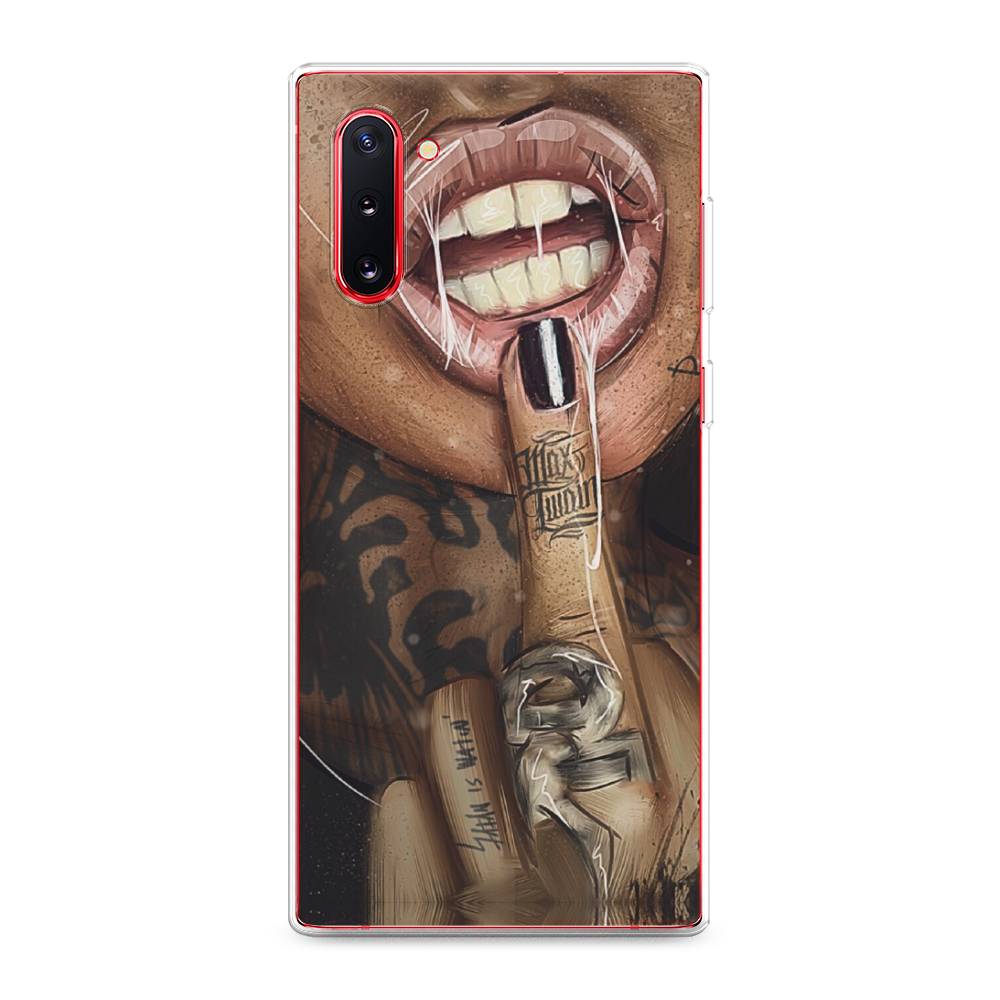 

Чехол Awog на Samsung Galaxy Note 10 "Девушка с татуировками", Разноцветный, 28650-9