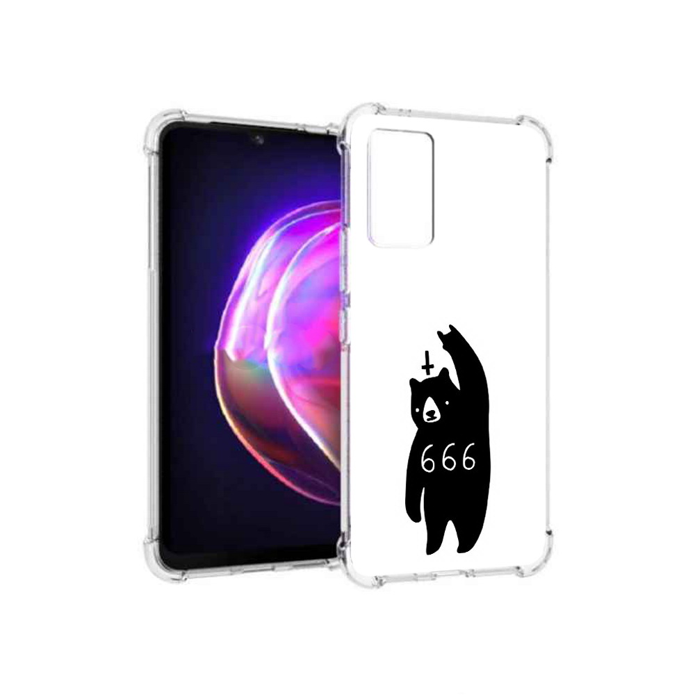 

Чехол MyPads Tocco для Vivo V21 медведь 666 (PT161781.395.462), Прозрачный, Tocco